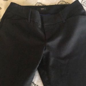 Black pinstriped pants!